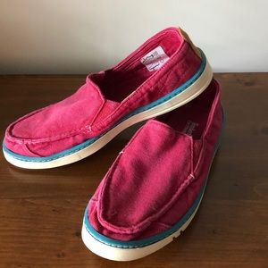 Pink Timberland Slip Ons